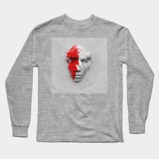 Red white face Long Sleeve T-Shirt